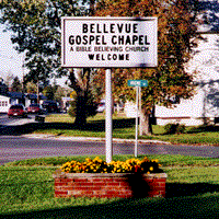 Bellevue Chapel Sign